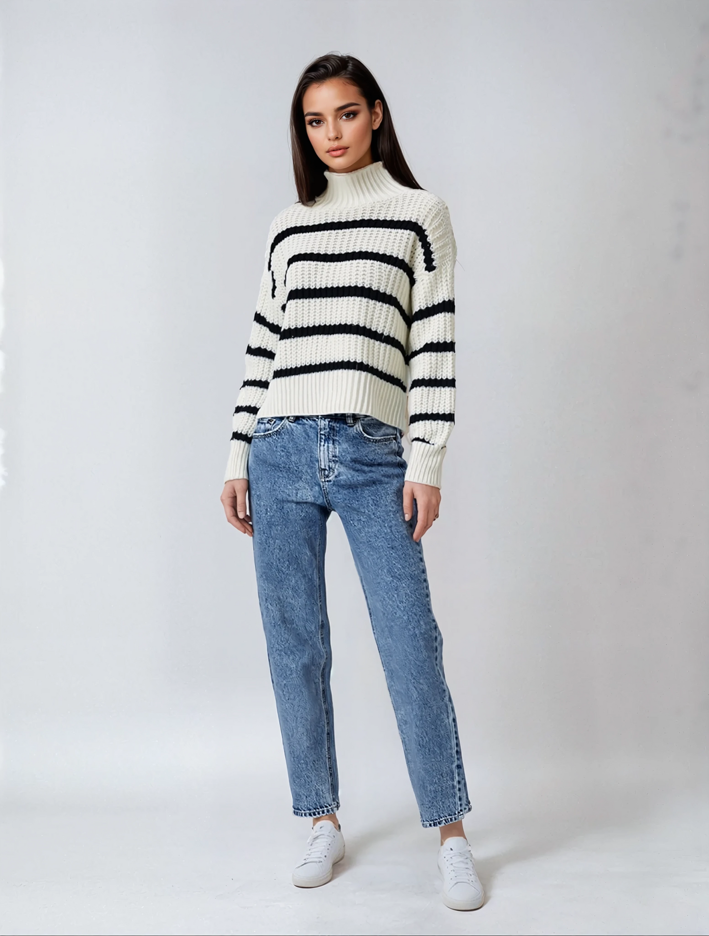Solène – The Parisian Stripe Sweater