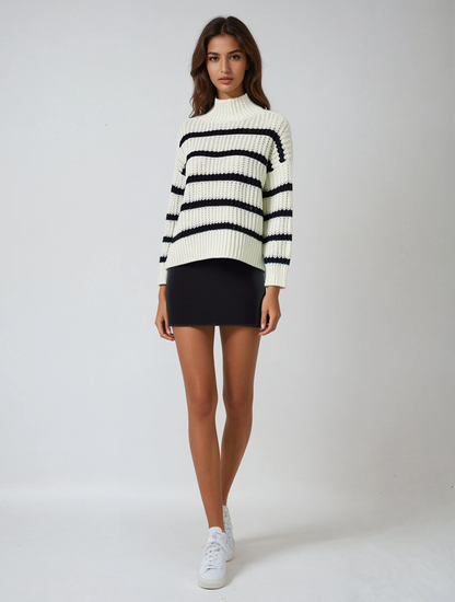 Solène – The Parisian Stripe Sweater