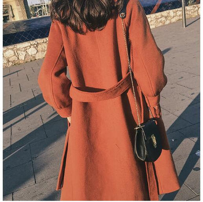 ÉLAN – Belted Wool Statement Coat