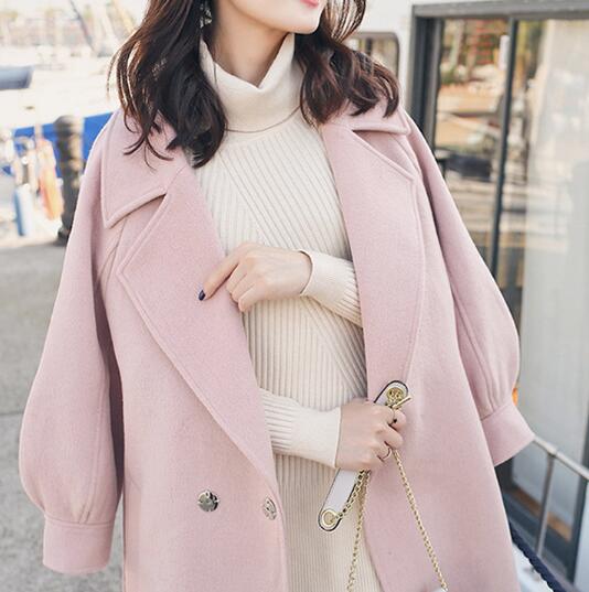 ÉLAN – Belted Wool Statement Coat