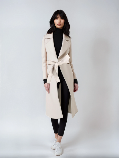 ÉLAN – Belted Wool Statement Coat