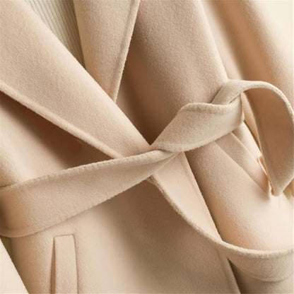 ÉLAN – Belted Wool Statement Coat