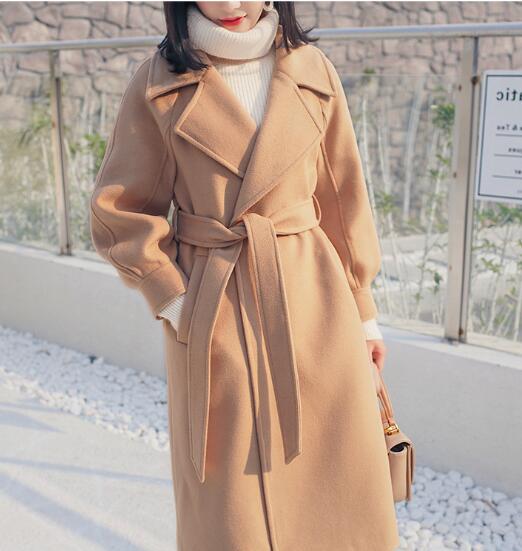 ÉLAN – Belted Wool Statement Coat