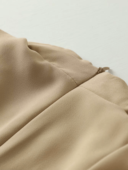 MAËLIS – Draped Elegance Sleeveless Top