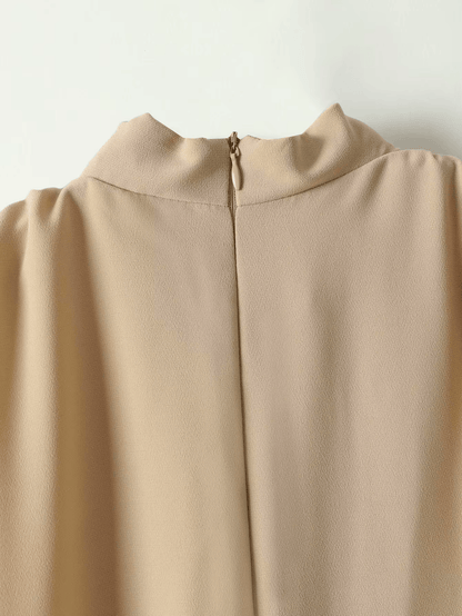MAËLIS – Draped Elegance Sleeveless Top