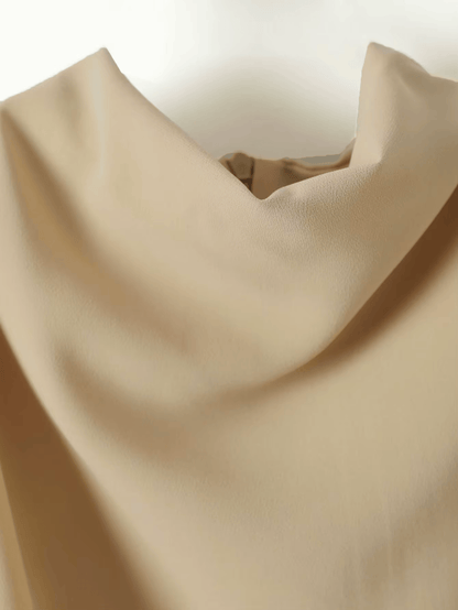 MAËLIS – Draped Elegance Sleeveless Top