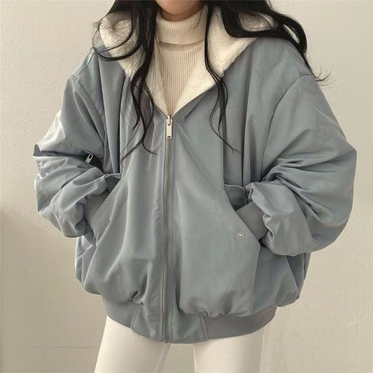 Élia – Cloud-Soft Fleece Zip-Up Coat