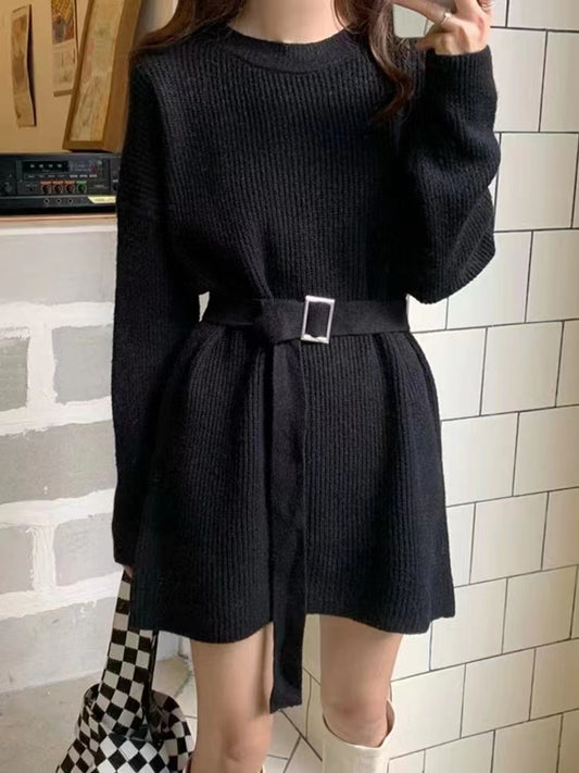 Selène – Structured Knit Lounge Dress